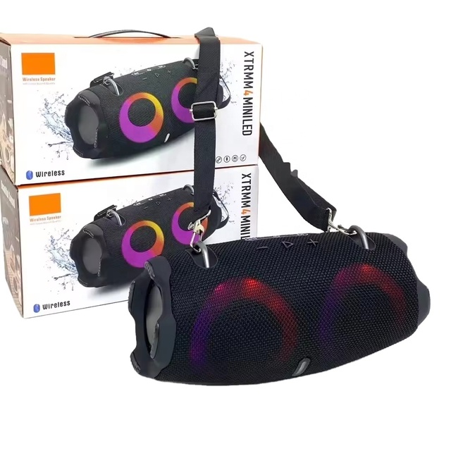XTREEM4MINI Bt Speaker Extra Bass With Built-In Amplifier Outdoor Clear Sound Bass Wireless Portable Fabric Bluetooh Speaker