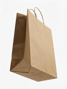 Sacs en papier recyclables à fond carré en kraft vierge blanchi sans odeur - Product Image 1