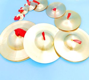 Wholesale Orff Adult Copper Cymbals 25cm OEM <b>Musical</b> <b>Instruments</b> Yangko Play Children's Performance Props - Product Image 6