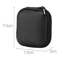 Sac de rangement multifonctionnel en EVA camouflage pour écouteurs et chargeurs - Noir/Bleu/Rouge Emballage 3C