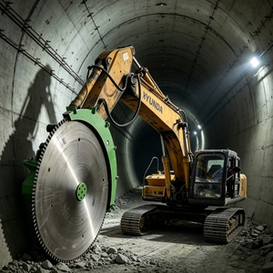 Scie hydraulique de précision pour la découpe de roche destinée aux projets d'excavation, de tunnelisation et de démolition - Product Image 1