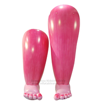Modèle publicitaire gonflable d'extérieur pour performance, en forme de cuisse et de pieds, pour décorations de fête et accessoires d'ambiance