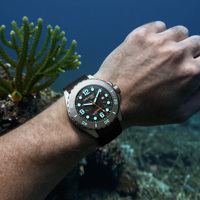 Montre de plongée automatique mécanique pour homme avec boîtier en alliage de titane, superluminescente 3D suisse et mouvement MIYOTA 8215, étanche 500 m