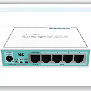 เราเตอร์ MikroTik Gigabit แบบใช้สาย รุ่น Hot HEX RB750Gr3 เราเตอร์อีเธอร์เน็ตแบบห้าพอร์ต Gigabit รุ่น RB750Gr3 ราคาดี - Product Image 4