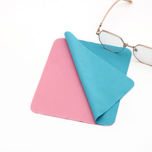 בגדי ניקוי משי קרח עבור טלפון ומשקפיים מסך זמש מיקרופייבר זמש כוסות מגבת ניקוי בד - Product Image 6