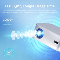 Hotack OEM ODM L016AQ Smart Android TV Beamer LCD LED Mini 4K Proyector Full HD Home Theater Video Proyector