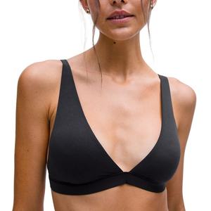 Fournisseur en gros OEM de soutien-gorge de sport grande taille, logo personnalisé, soutien-gorge de sport léger sans rembourrage pour femmes - Product Image 4