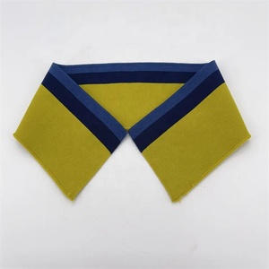 Custom 97% Polyester 3% Spandex Polyester Flat Knitting Solid Color T Shirt Rib Collar <strong>Cuff</strong> - Product Image 5