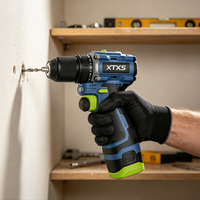 Perceuse sans fil à mandrin de 10 mm, 16,8 V, couple maximal de 55 N.m, double vitesse, perceuse électrique rechargeable pour le perçage du métal et du bois