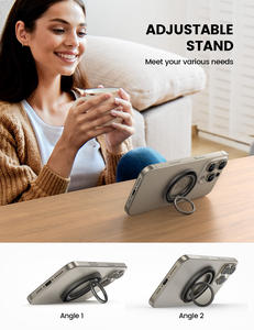 Soporte de Anillo Decorativo <span class=keywords><strong>para</strong></span> Teléfono Lamicall STRR02, Agarre Magnético, Rotación de 360°, Soporte con Cristales Brillantes, Base con Diamantes <span class=keywords><strong>para</strong></span> <span class=keywords><strong>Chicas</strong></span> - Product Image 4