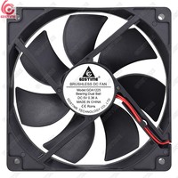Gdstime GDA1225 5V 24V 48V 120x120x25mm Ball Baring120mm 12CM 5 Inches High Speed Axial DC Cpu Cooler Cooler Fan