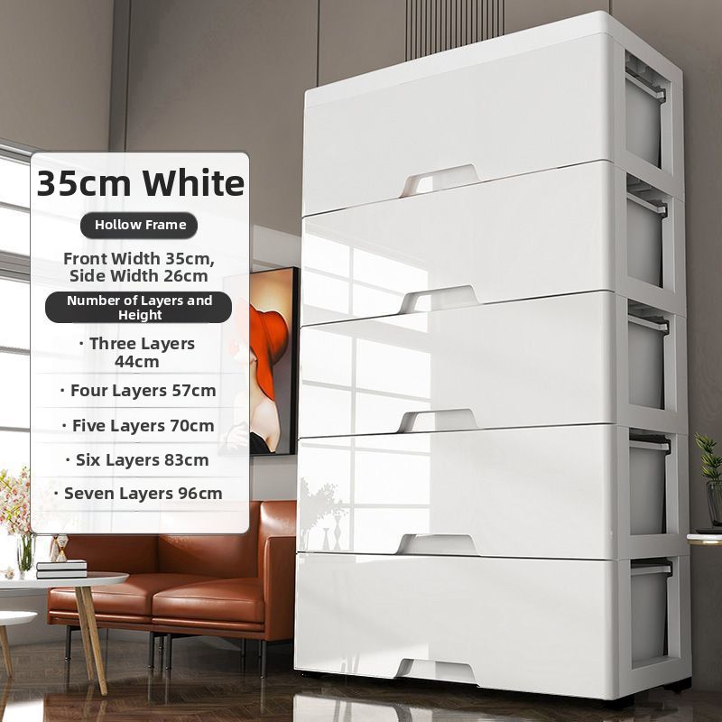 white hollow-out style 35 wide