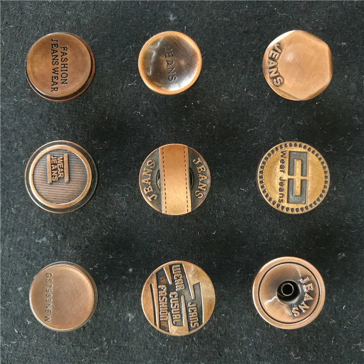 Latest High Quality Factory Custom Rubber Rivets Jean Buttons