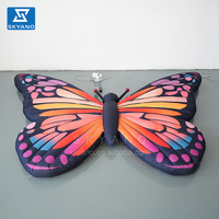 Papillon gonflable géant, sculpture de papillon gonflable pour la publicité, la décoration de scène