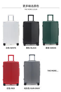 Maleta de Viaje con Ruedas Giratorias de 20 Pulgadas, Gran Capacidad de Almacenamiento, Marco de Aluminio, Material de PC Impermeable, con Candado - Product Image 6