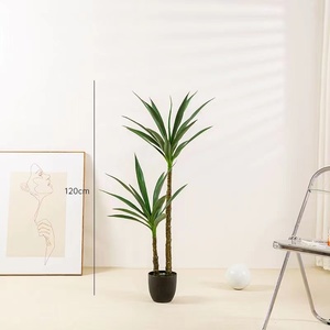 Decoración para el hogar plástico bonsái sisal cáñamo <span class=keywords><strong>Kentia</strong></span> árbol dragón árbol Hotel jardín paisajismo moderno falso árbol de gladiolo <span class=keywords><strong>artificial</strong></span> - Product Image 5