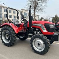 Traktor Mini Pertanian LTE504 50HP 4WD Laris Manis, Dilengkapi Gearbox Shuttle Shift 12+12, Mendukung Bajak Cakram, Rotary Tiller, dan Seeder