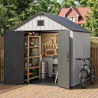 Abri de jardin mobile pré-soudé pour outils, étanche, facile à assembler, pour usage résidentiel en extérieur