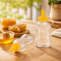 Bouchon de bouteille à pression antidérapant côtelé hermétique pour miel, huile, sauces, restauration, vente en gros