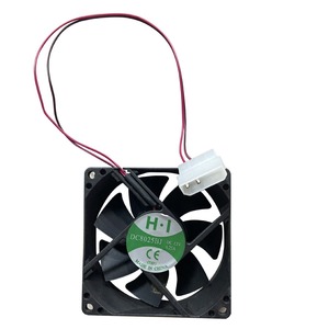 พัดลม DC 80 มม. 12V แบบลูกปืนน้ำมัน 2 พิน สำหรับเคสคอมพิวเตอร์ - Product Image 2