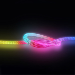 360 độ Vòng dây Neon LED Strip 45LEDs/m thông minh RGB + IC linh hoạt silicon Giấc Mơ Màu dây Ánh Sáng DC5V 14 mét với bộ điều khiển - Product Image 1
