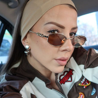 Lunettes de soleil vintage unisexe de luxe à monture ovale en métal, nouveau design, protection UV400, élégantes et décoratives pour fêtes et activités de plein air – Offre Spéciale