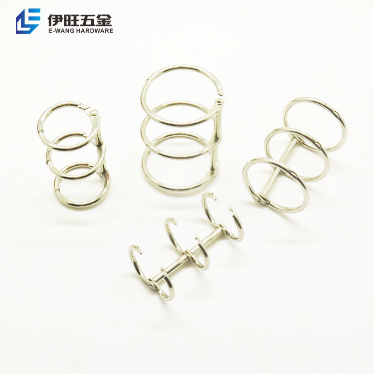 Серебряный Металл 2,5X25X40 мм Свободный лист календарь записки Binder кольцо