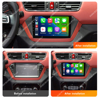 MEKEDE-Sistema de navegación GPS para Android, sistema de navegación con pantalla táctil, 8 núcleos, 4G, LTE, WiFi, cámara panorámica, ADAS, DVR, JAC S2 2015-2018 360
