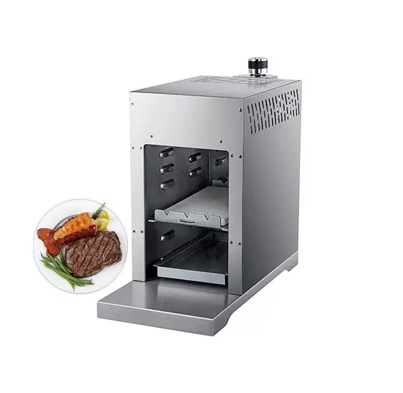 Biefstuk Rundvlees Grill Outdoor Commerciële Gietijzeren Steak Gas Grills Brander Hoge Temperatuur Gas Barbecue Grills