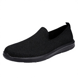 Chaussures décontractées pour hommes, grandes tailles 45-46, respirantes, en toile légère, style mocassins, pour la marche, à enfiler - Product Image 4
