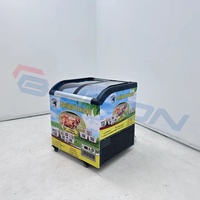 110V 220V Kommerzielle tragbare Mini-Eiscreme-Display Gefrier schrank Kuchen Display Kühlschrank Kleine Eisdiele Showcase