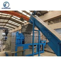 Máquina Automática de Reciclaje de Plástico de Desecho Horserider 1000kg/h con Motor y Rodamientos, Procesamiento de PP, Eliminación de Agua, 380V
