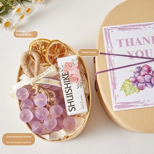 Confezione <span class=keywords><strong>Regalo</strong></span> Artigianale con Sapone all'Olio Essenziale di Uva per Migliore Amica, <span class=keywords><strong>Regalo</strong></span> Pratico e Raffinato per Compleanno - Product Image 5
