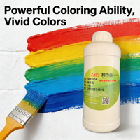 Peintures murales qui ne s'estompent jamais, pâte colorante à base d'eau ultra-concentrée pour la teinture de la peinture au latex, la teinture du ciment