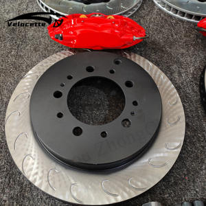 Juego de frenos de pinza de cuatro pistones traseros grandes de seis pistones delanteros de coche personalizables llantas de disco de alto carbono 18/19/20 pulgadas para Toyota LC200 - Product Image 5