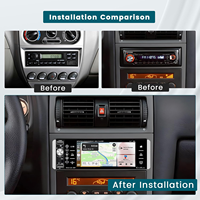 F133 1 Din salpicadero Multimedia Android coche Radio amplificador MP5 reproductor de vídeo GPS solo Din coche estéreo pantalla táctil