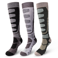 Chaussettes thermiques d'hiver en laine Marino pour snowboard