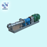 Pompe à vis à cavité progressive sanitaire en acier inoxydable GW pompe à vis unique hygiénique de qualité alimentaire à haute viscosité