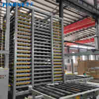 Ligne de production automatisée de comptoirs en pierre de quartz |   Système de refroidissement vertical pour la fabrication de dalles de marbre artificiel