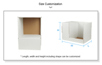 Boîte de présentation pliante de luxe en carton, personnalisable avec logo, en papier kraft, dorure à chaud, gaufrage, pelliculage mat, jetable – Offre Spéciale