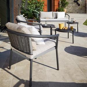 Conjunto de Muebles de Ratán para Patio, Asientos para Exteriores, Diseño Contemporáneo Impermeable para Uso en Villas, Patios y Hoteles - Product Image 2