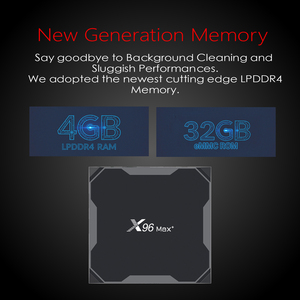 2025 tốt nhất TV Box Amlogic s905x3 X96 Max + Android 9 USB 3.0 cạnh LPDDR4 Bộ nhớ RAM 4GB Rom 64GB DDR3 hiệu suất cao Set-Top Box - Product Image 5