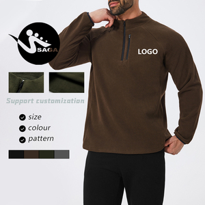 Polo a Maniche Lunghe Vintage in Poliestere di Alta Qualità per Uomo, <span class=keywords><strong>Senza</strong></span> <span class=keywords><strong>Cappuccio</strong></span>, Abbigliamento Casual - Product Image 1