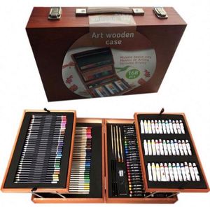 Custom Bv-S41 <b>Diy</b> Craft Set Assorted Colors Art Supplies Wooden/Aluminum Case Painting Drawing <b>Kit</b> for Teens Kids - Product Image 2