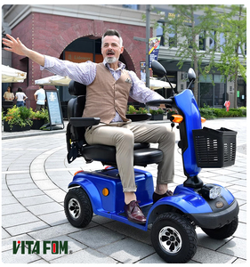 Scooter Eléctrico Plegable de 4 Ruedas para Exteriores M42 con Motor de 450W y Alcance de 50KM para Personas Mayores - Product Image 3