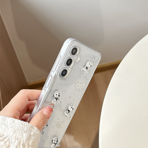 Étui <span class=keywords><strong>de</strong></span> téléphone élégant en forme <span class=keywords><strong>de</strong></span> queue <span class=keywords><strong>de</strong></span> <span class=keywords><strong>sirène</strong></span> avec paillettes, strass 3D et nœud, pour Samsung Galaxy S26 S25 Ultra S24 S23 - Product Image 3