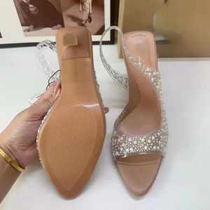 Zapatos de Mujer, Moda 2024, Tipo Francés, Tacón de Aguja de 9 cm, Sandalias para Mujer, Sandalias con Tacones, Sandalias de Mujer - Product Image 2