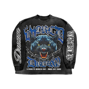 Sudadera de Forro Polar Lisa con Cuello Redondo y Manga Larga para Hombre, Cómoda para Uso Diario, Proveedor Mayorista de Sudaderas Estampadas - Product Image 2