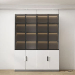 Porta in vetro armadietto del vino a prova di polvere per soggiorno contro la parete mobile da pranzo lussuoso armadio di stoccaggio - Product Image 6