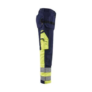 BLAKLADER - 152918608933D128 Pantalón Hi-Vis Azul marino/Amarillo-EAN 7330509312223 ROPA DE TRABAJO DE LA HI-VIS - Product Image 4